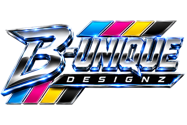 B-Unique Designz graphic design and printing logo - Lansing Michigan